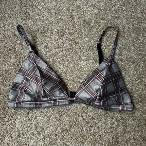 Victoria’s Secret Plaid Bralette